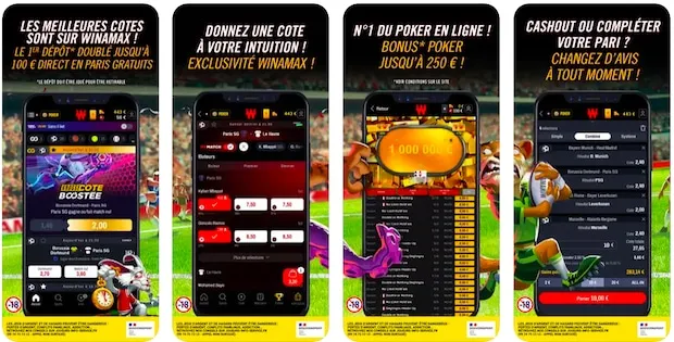 Application Winamax (Android/iOS - APK) : téléchargement, réglages - avis 2025