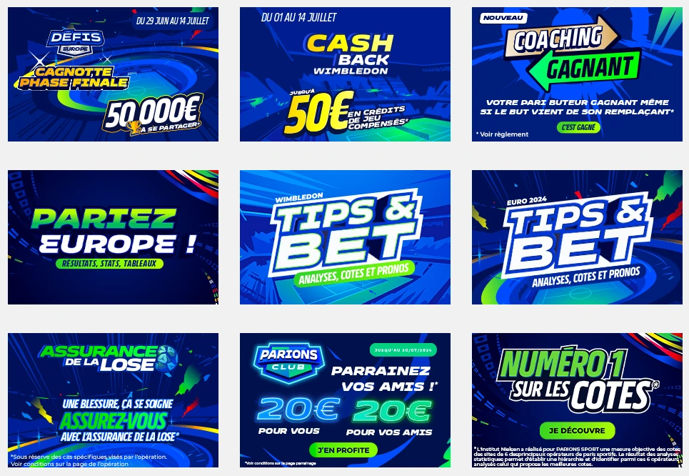 Code promo ParionsSport 2025 : bonus de bienvenue - guide d’activation